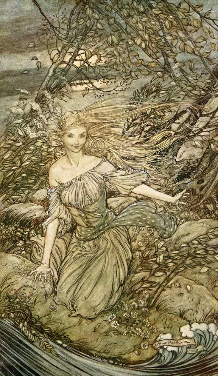 Undine, Friedrich de la Motte Fouqué by Arthur Rackham