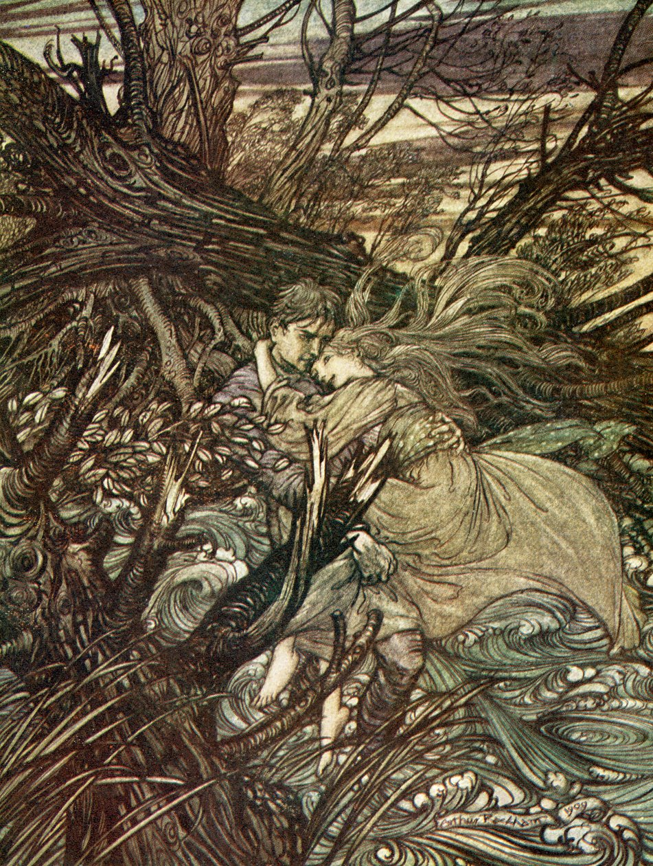 Undine, Friedrich de la Motte Fouqué by Arthur Rackham