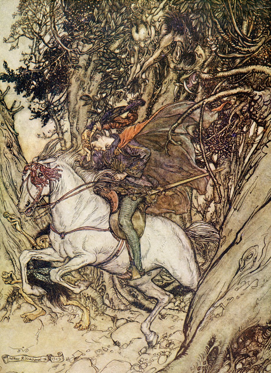 Undine, Friedrich de la Motte Fouqué by Arthur Rackham
