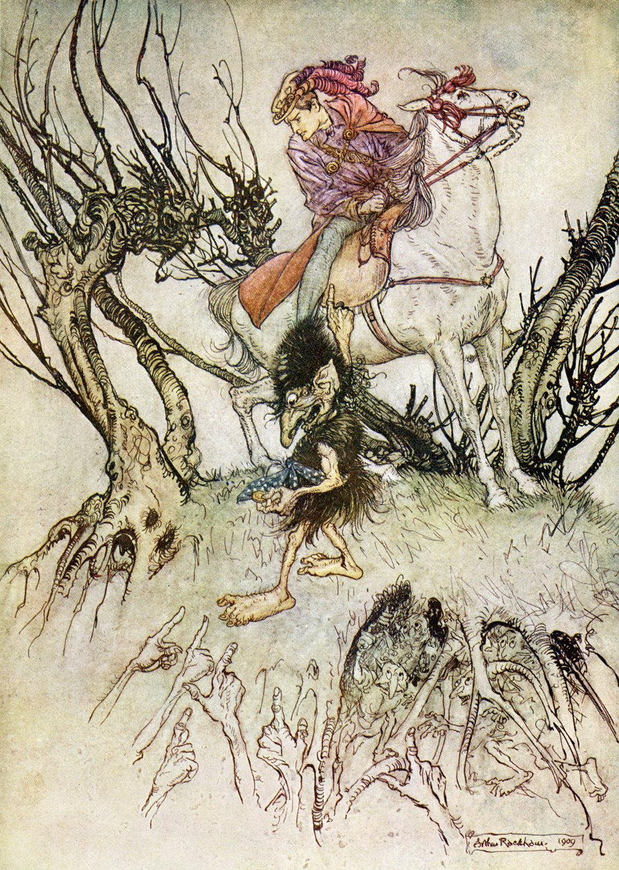 Undine, Friedrich de la Motte Fouqué by Arthur Rackham