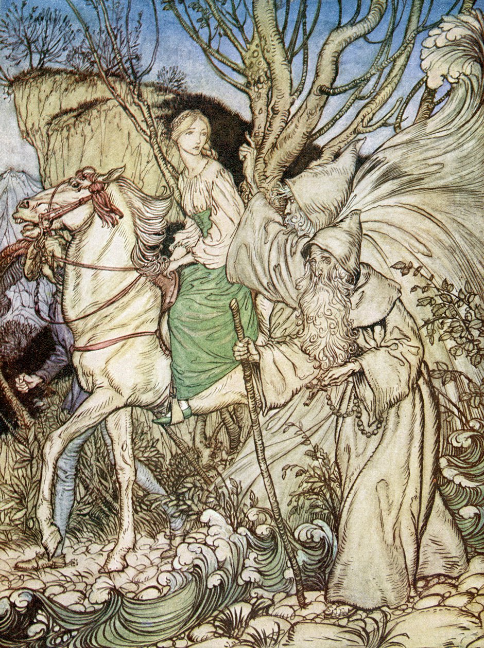 Undine, Friedrich de la Motte Fouqué by Arthur Rackham