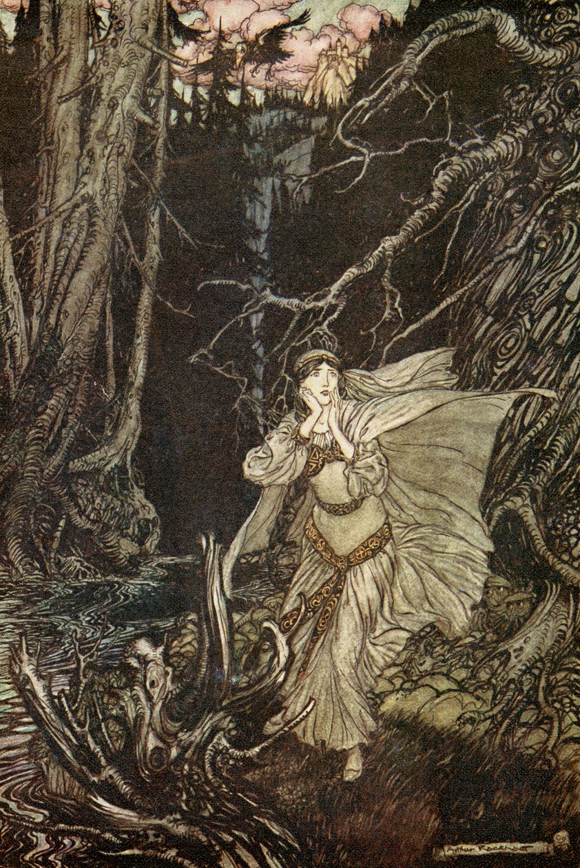 Undine, Friedrich de la Motte Fouqué by Arthur Rackham