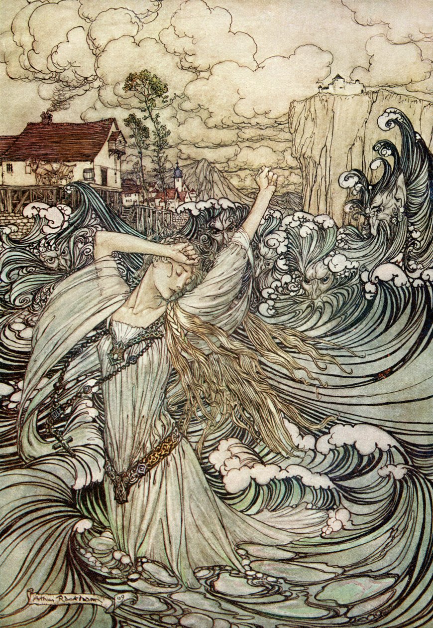 Undine, Friedrich de la Motte Fouqué by Arthur Rackham