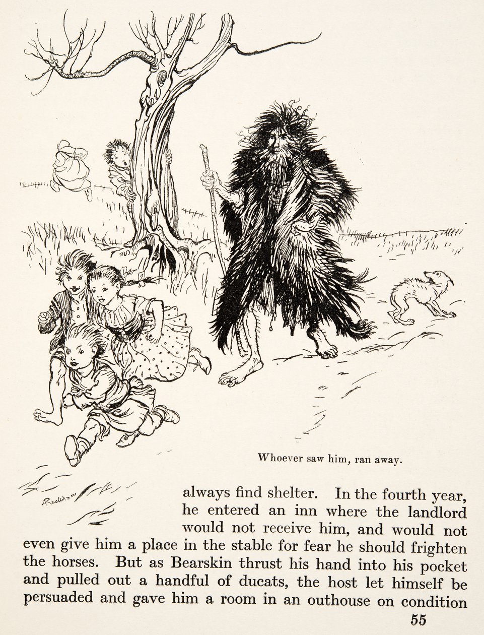 Onu kim gördüyse, Little Brother & Little Sister and Other Tales by the Brothers Grimm, pub.1917 (litho)