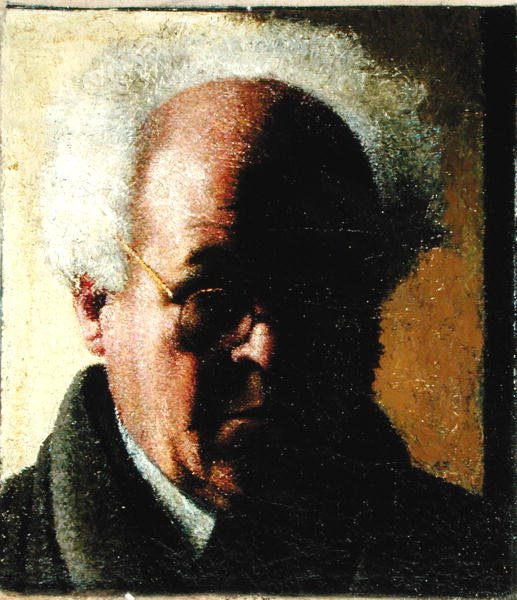Otoportre (tuval üzerine yağlı boya) by Arthur Segal