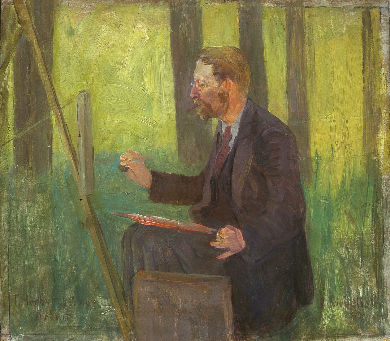 Thomas Herbst (1848-1915) İş Başında by Arthur Siebelist