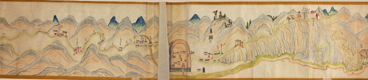 16.000. tedarik edildi. Kuzeyden sağa doğru yönlendirilir. Rölyef resimli olarak gösterilmiştir. Kuşbakışı. Baoji Xian