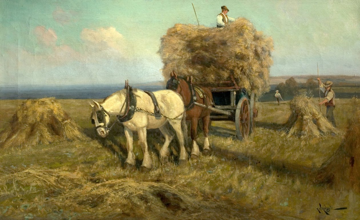 Hasat Vagonunun Yüklenmesi by Arthur Walker Redgate