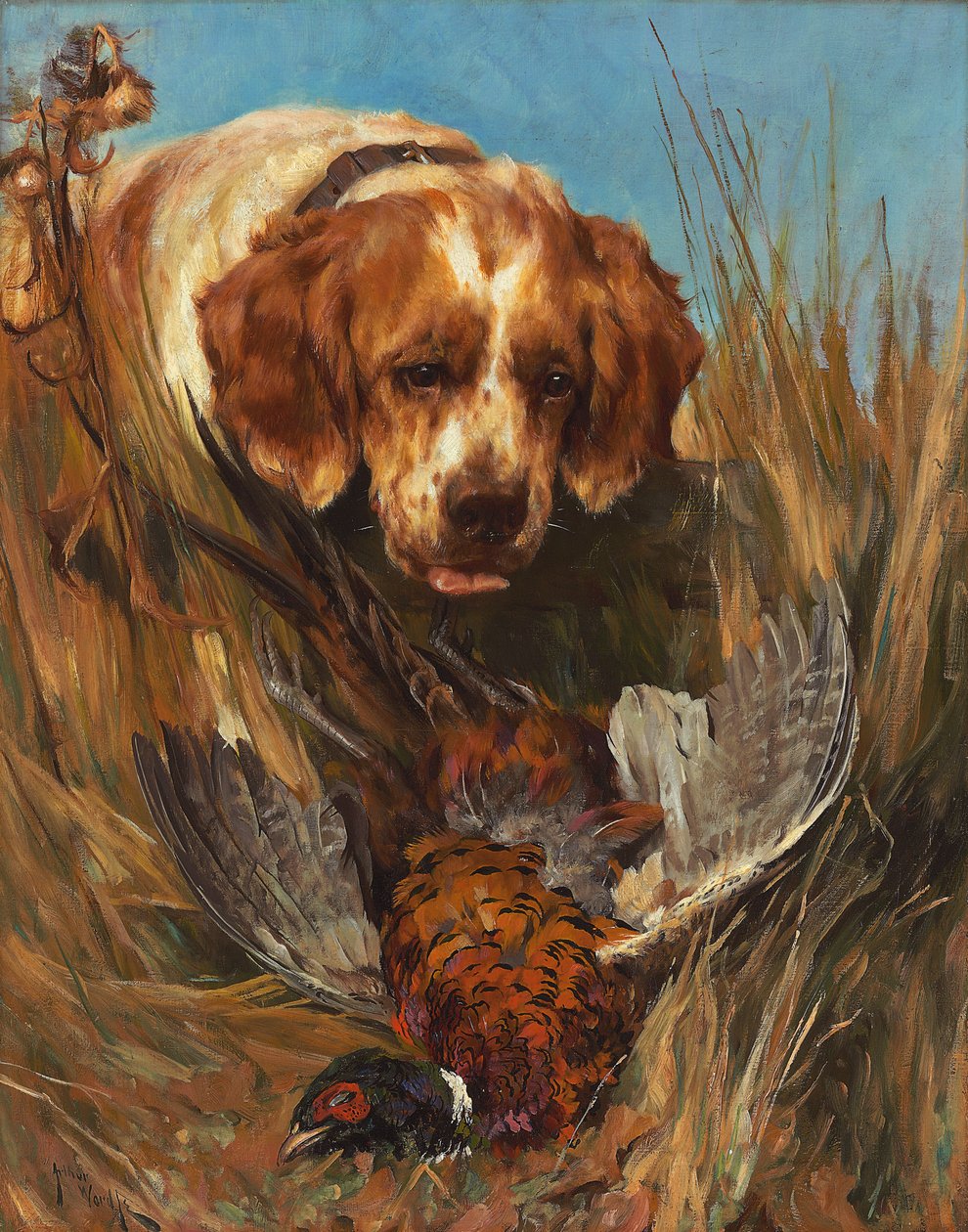 Geri alındı (tuval üzerine yağlı boya) by Arthur Wardle