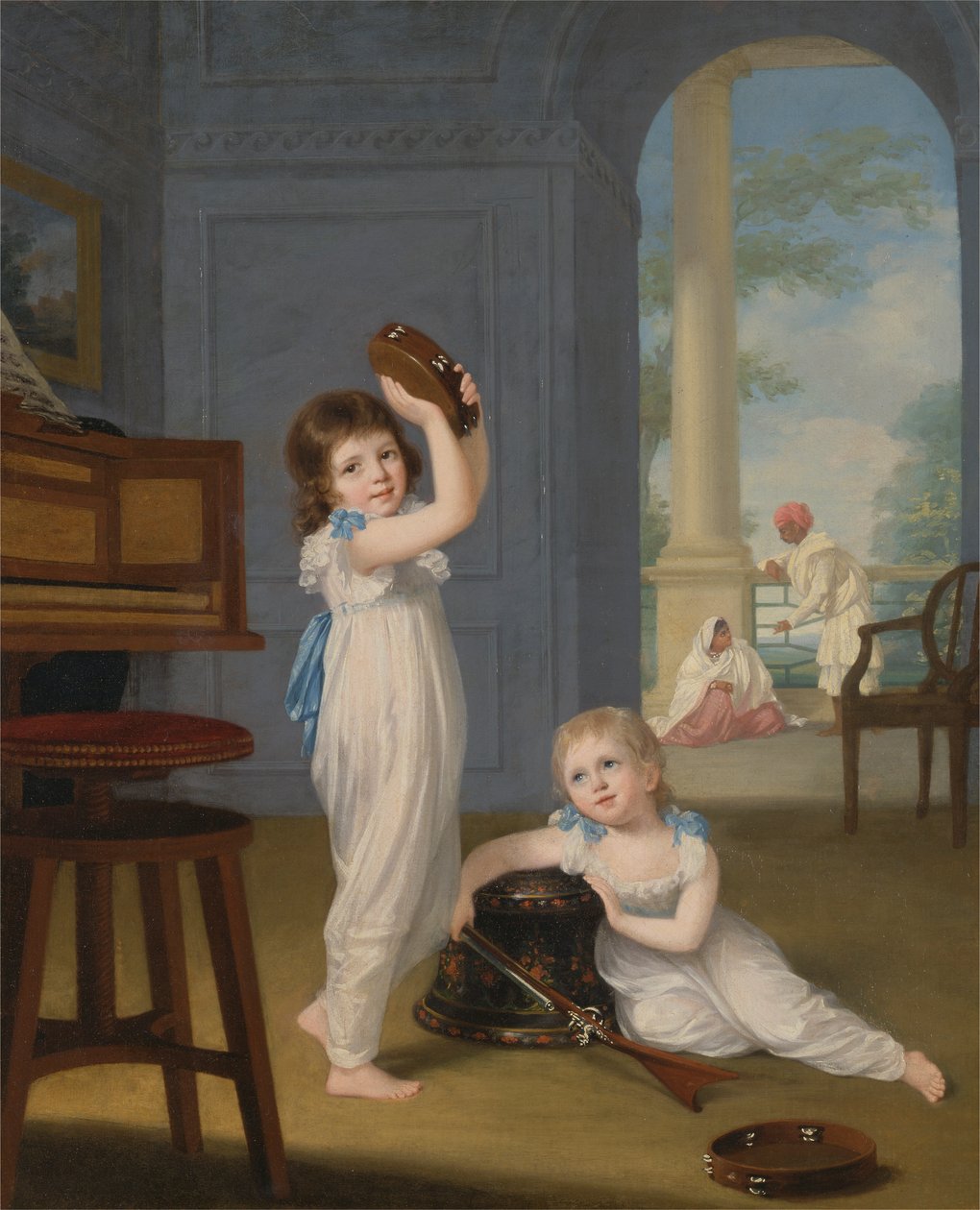 Emily ve George Mason by Arthur William Devis