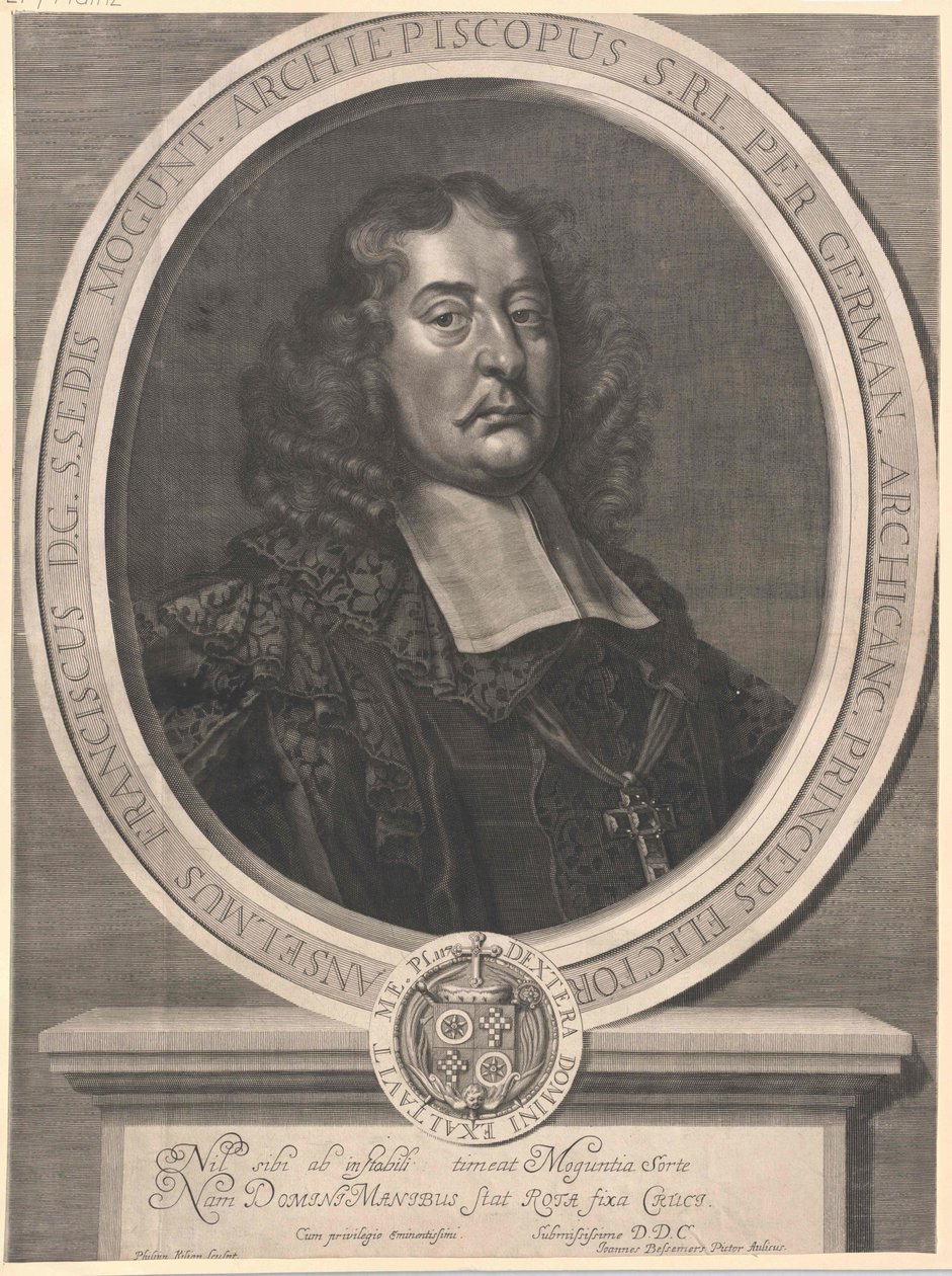 Anselm Franz von Ingelheim (baskı) by Artist Unknown