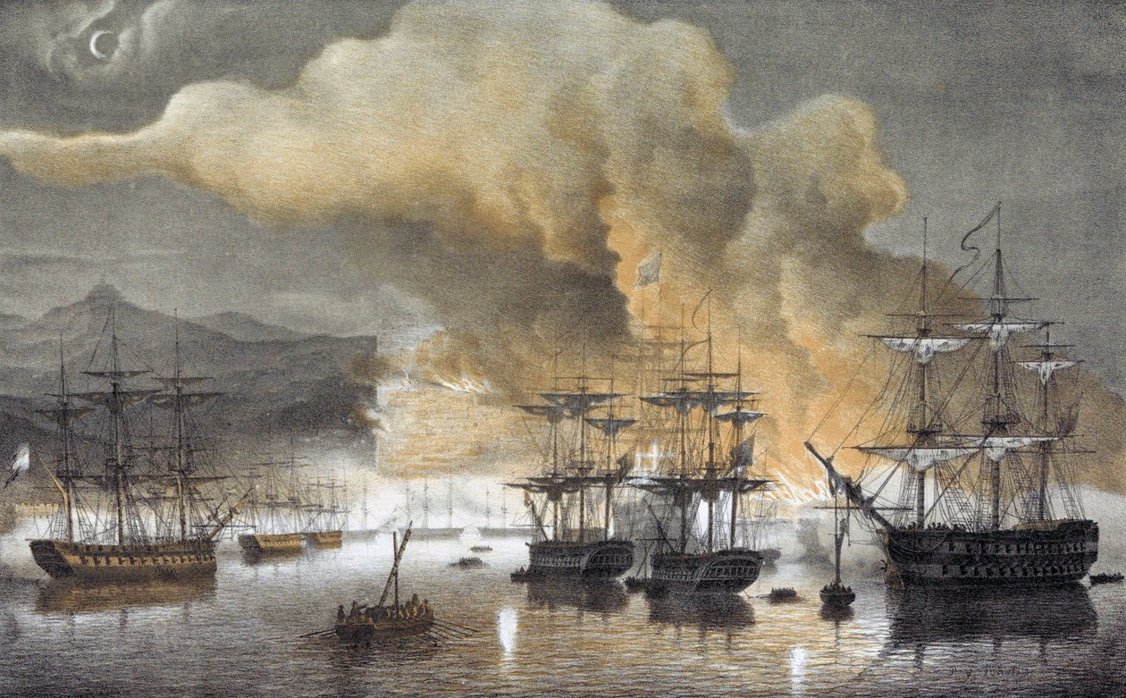 Cezayir Bombardımanı by Artist Unknown