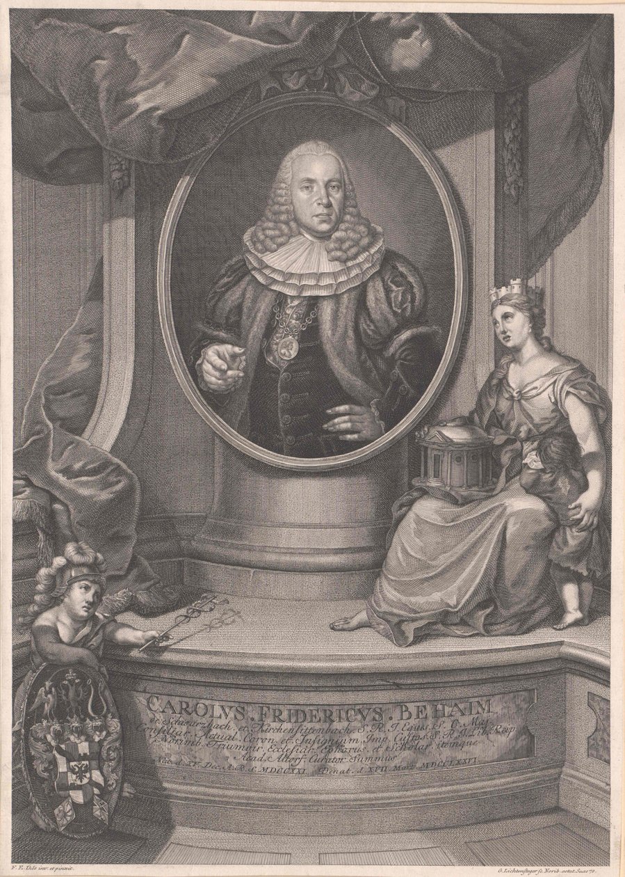 Carl Frederick Behaim von Schwarzbach ve Kirchensittenbach by Artist Unknown