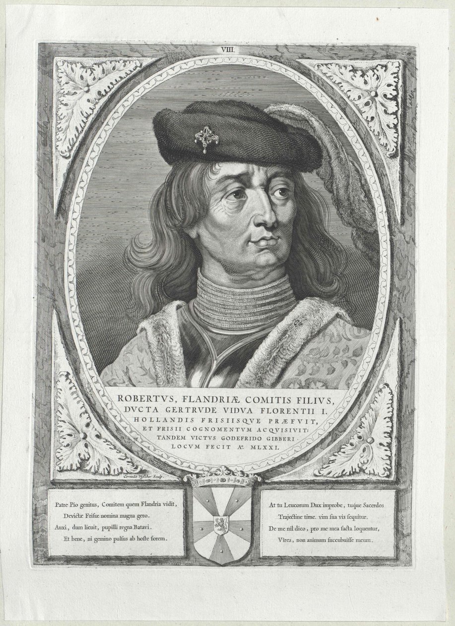 Flandre Kontu Frizyalı Robert I by Artist Unknown