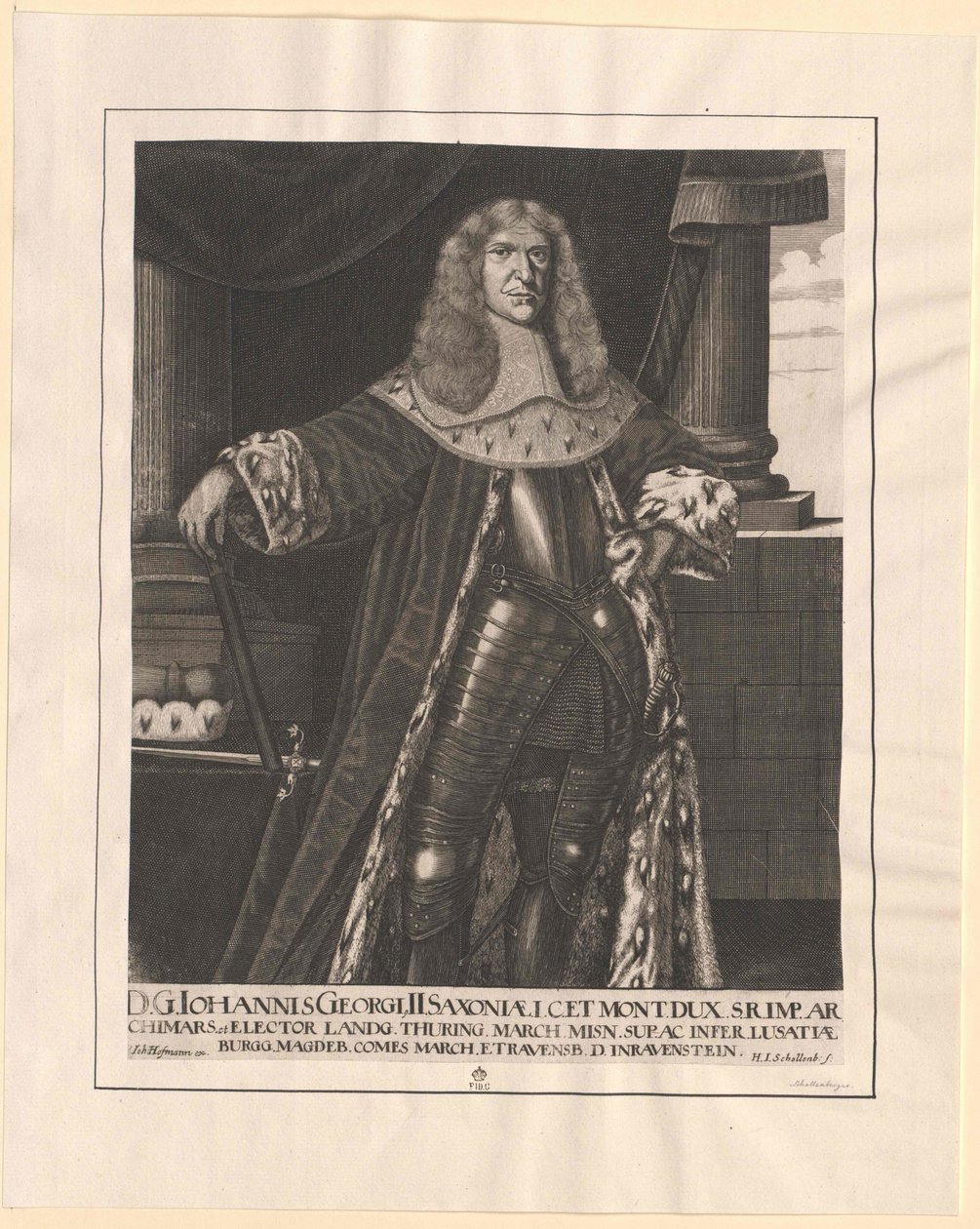Saksonya Seçmeni Johann George II by Artist Unknown