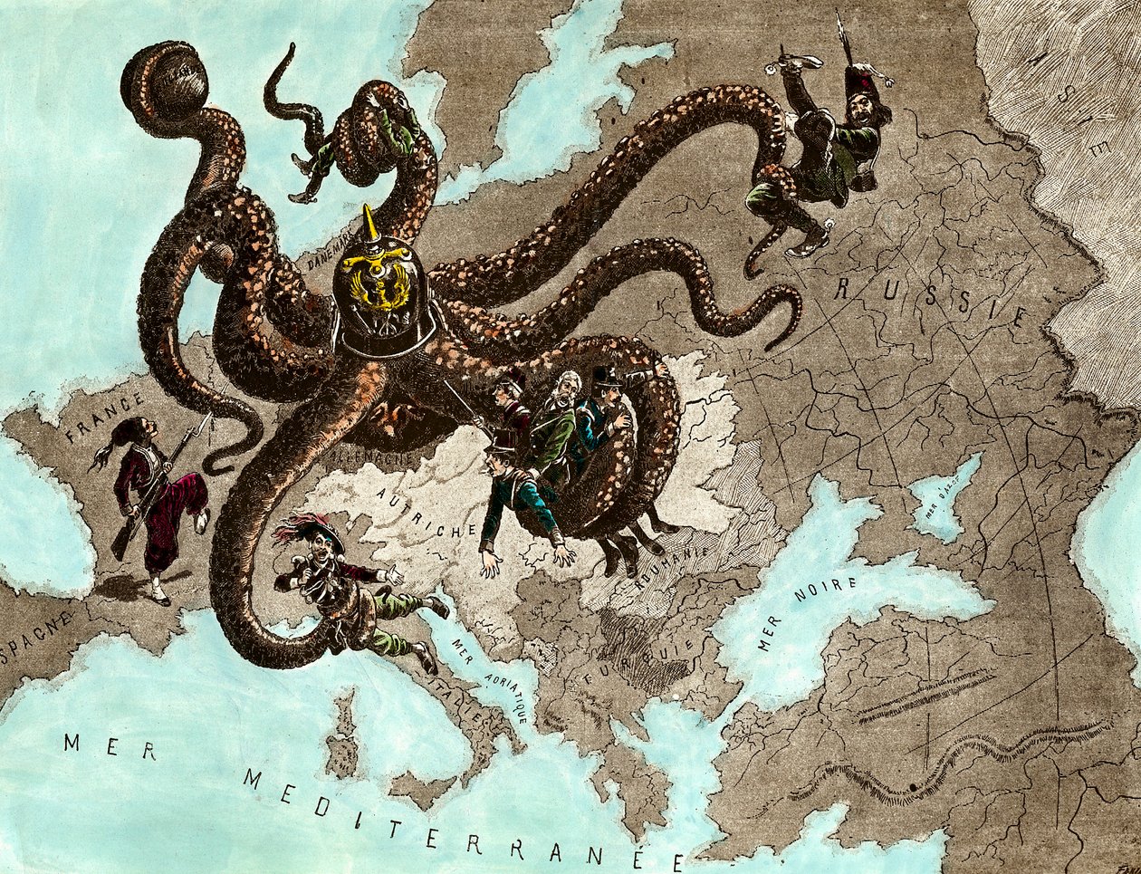 Birinci Dünya Savaşı: Alman ahtapotu by Artist Unknown