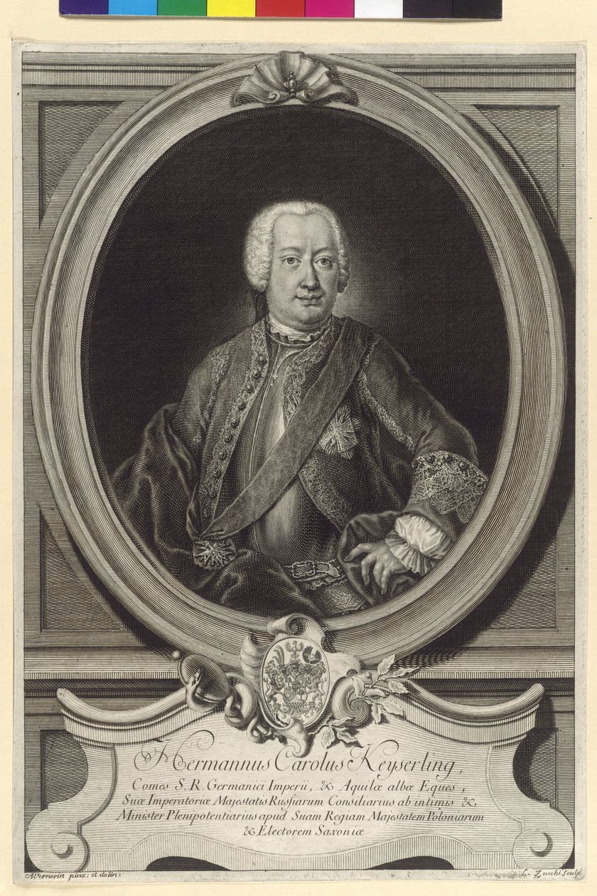 Hermann Karl Kont Keyserlingk by Artist Unknown