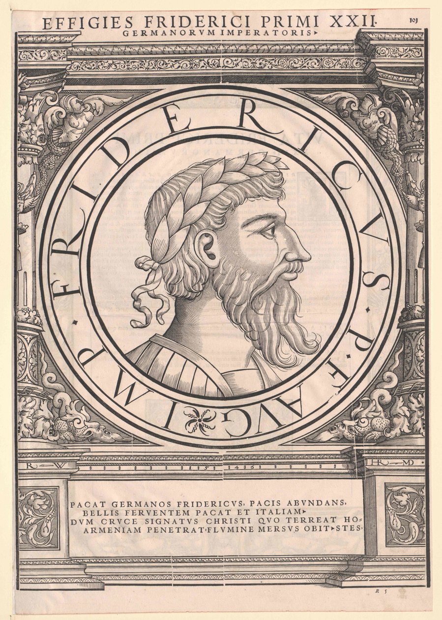 Kutsal Roma İmparatoru I. Frederic Barbarossa by Artist Unknown