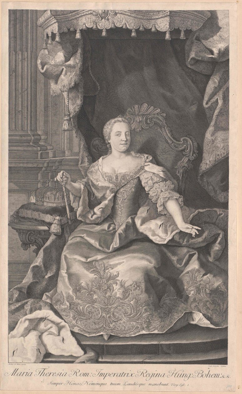 Kutsal Roma İmparatoriçesi Maria Theresa by Artist Unknown