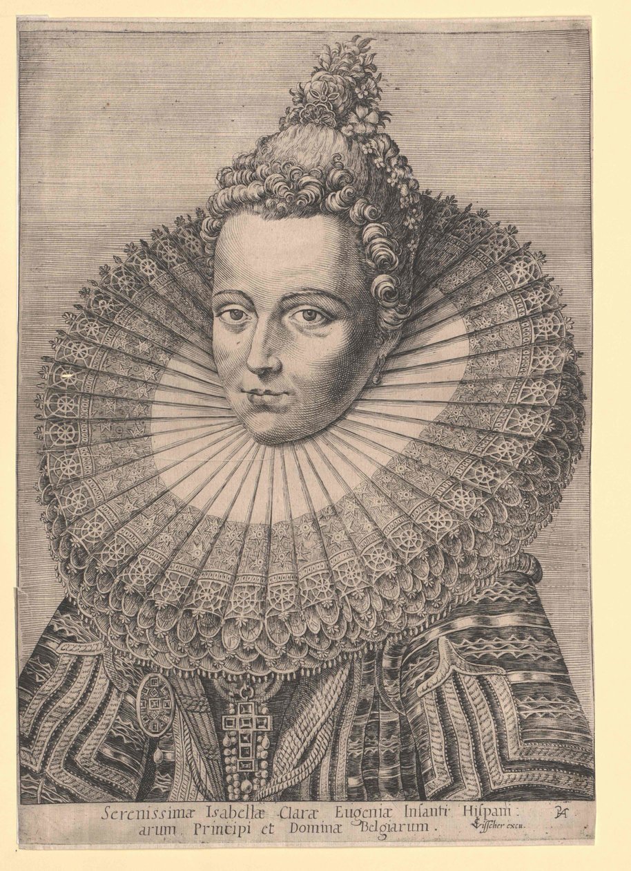 İspanya Infantası Isabella Clara Eugenia by Artist Unknown