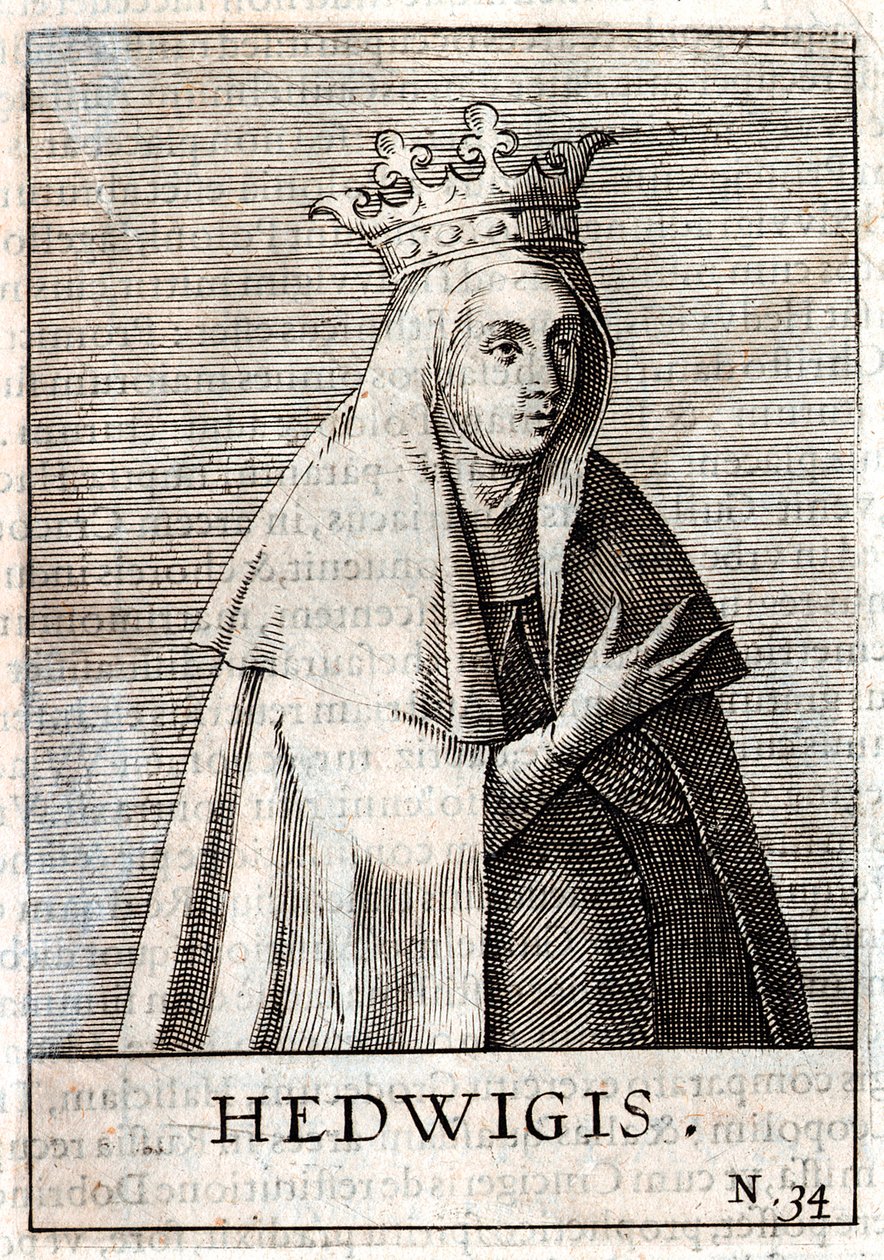 Polonyalı Jadwiga (gravür) by Artist Unknown