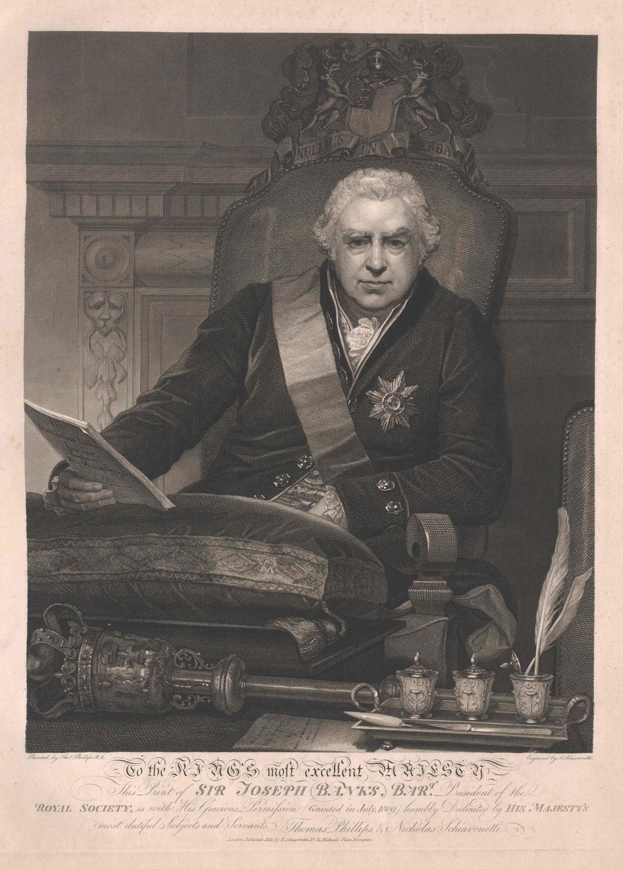 Joseph Baronet Banks by Artist Unknown