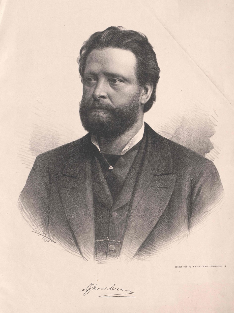 Karl Lueger (baskı) by Artist Unknown