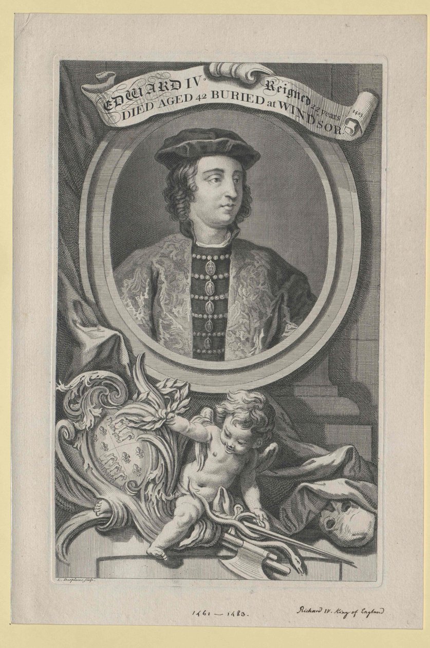 İngiltere Kralı Edward IV by Artist Unknown