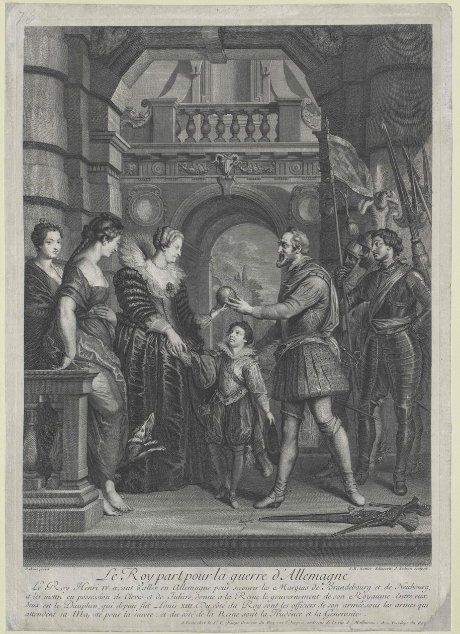 Fransa Kralı Henry IV by Artist Unknown