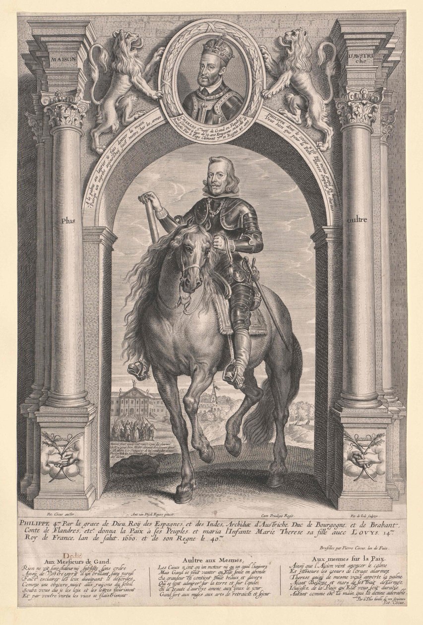 İspanya Kralı Philipp IV by Artist Unknown