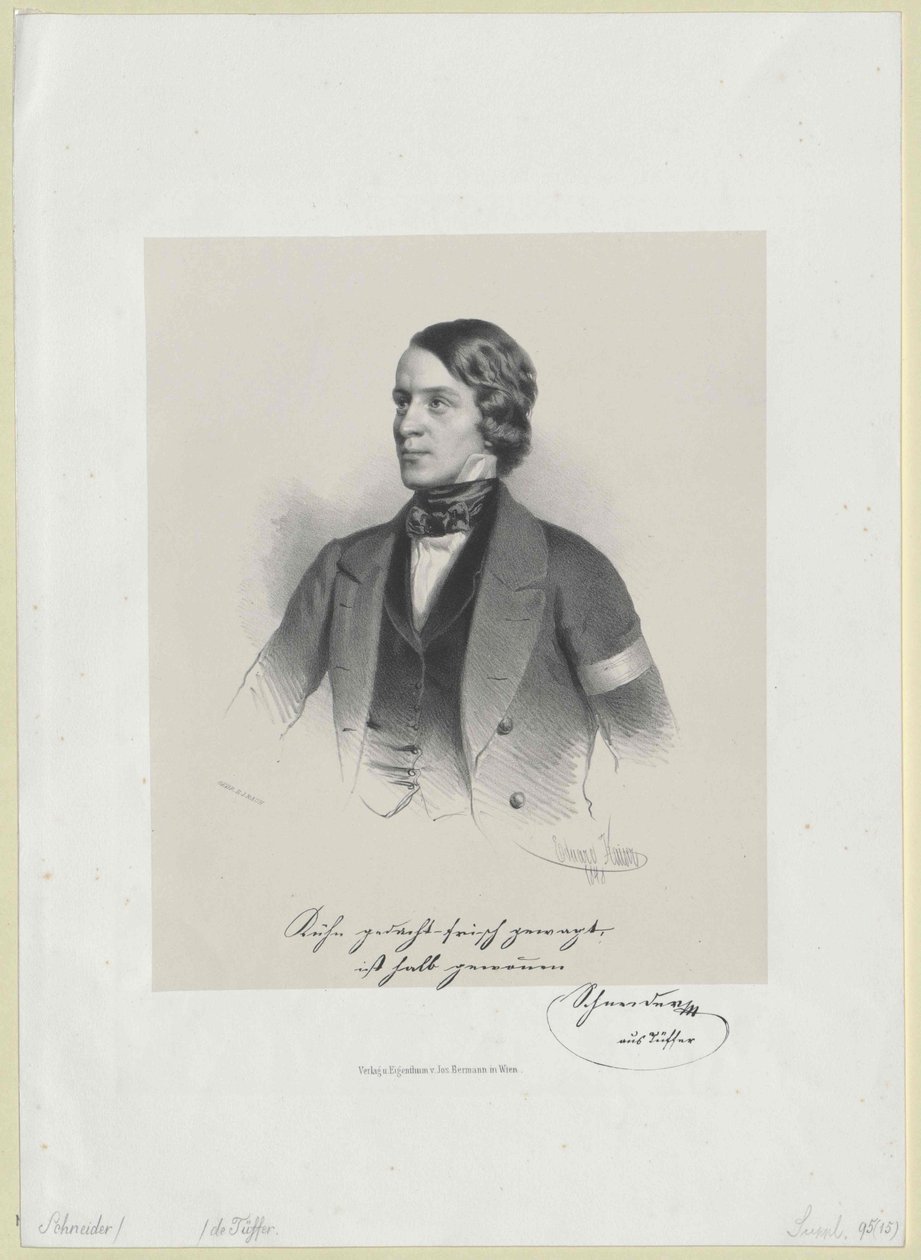 1848 civarında yaşadı Schneider by Artist Unknown