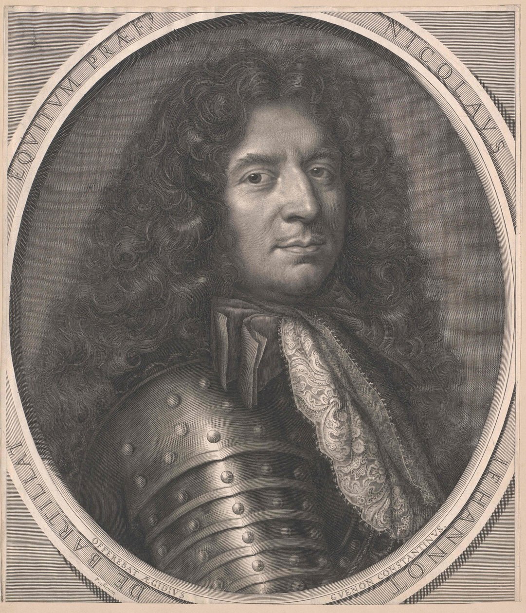 Nicolas Jehannot de Bartillat (baskı) by Artist Unknown