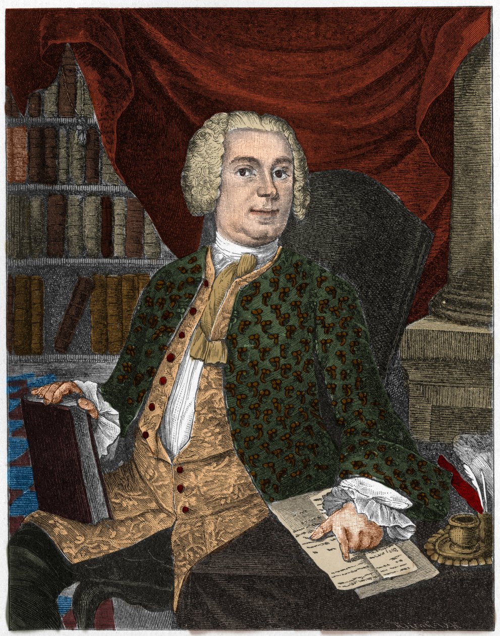 Eleştirmen, gramerci ve Alman edebiyatçı Johann Christoph Gottsched