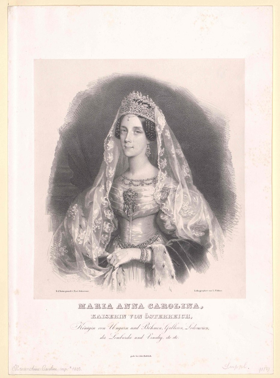 Savoyen-Sardinien Prensesi Maria Anna by Artist Unknown