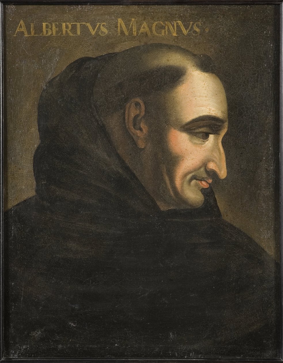 Aziz Albert Le Grand (Albrecht von Bollstadt veya Albert de Cologne) (1200-1280) - Albertus Magnus (tuval üzerine yağlıboya) by Artist Unknown