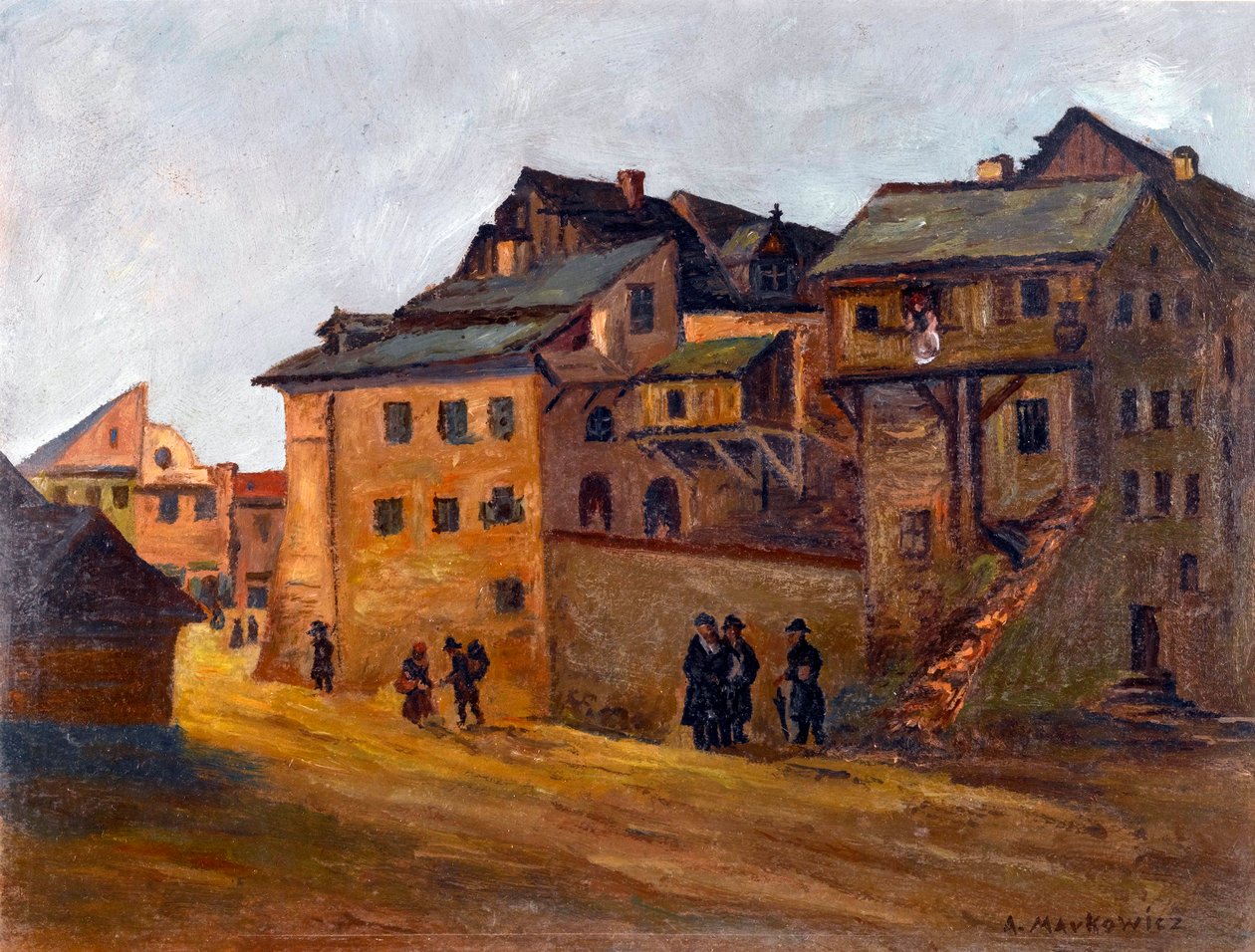 ""Krakow Yahudi mahallesinin görünümü, Polonya"" Krakow