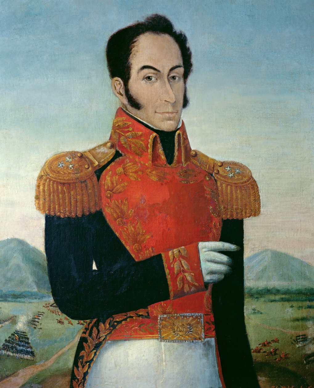 Simon Bolivar (1783-1830) by Arturo Michelena