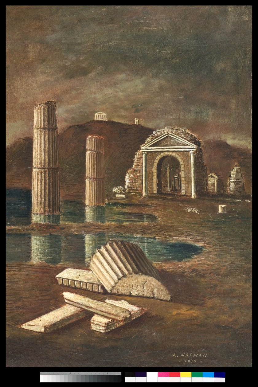 Terk edilmiş kumsal, 1930 by Arturo Nathan
