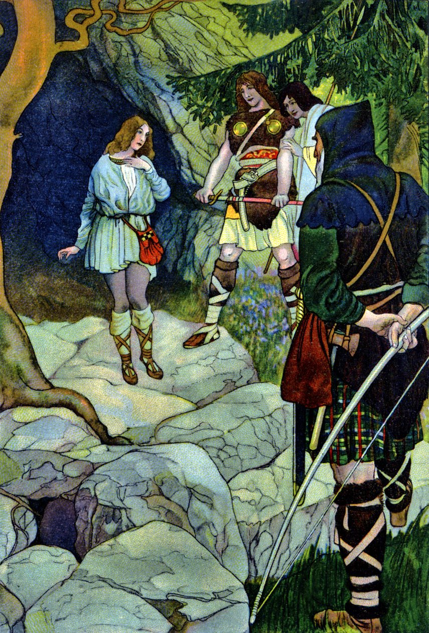 Cymbeline, William Shakespeare'in oyunu, 1880 dolayları (baskı) by Artus Scheiner
