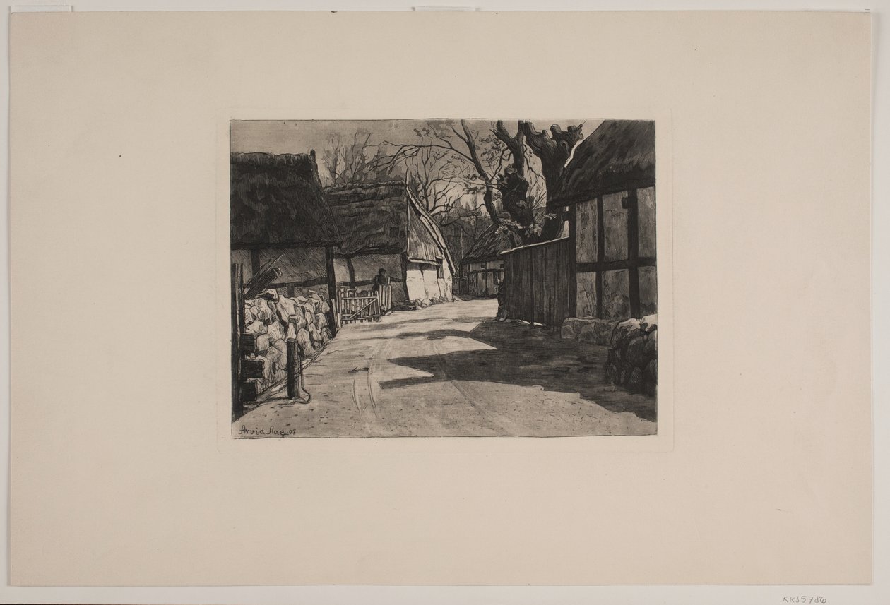 kırsal bir sokak by Arvid Aae