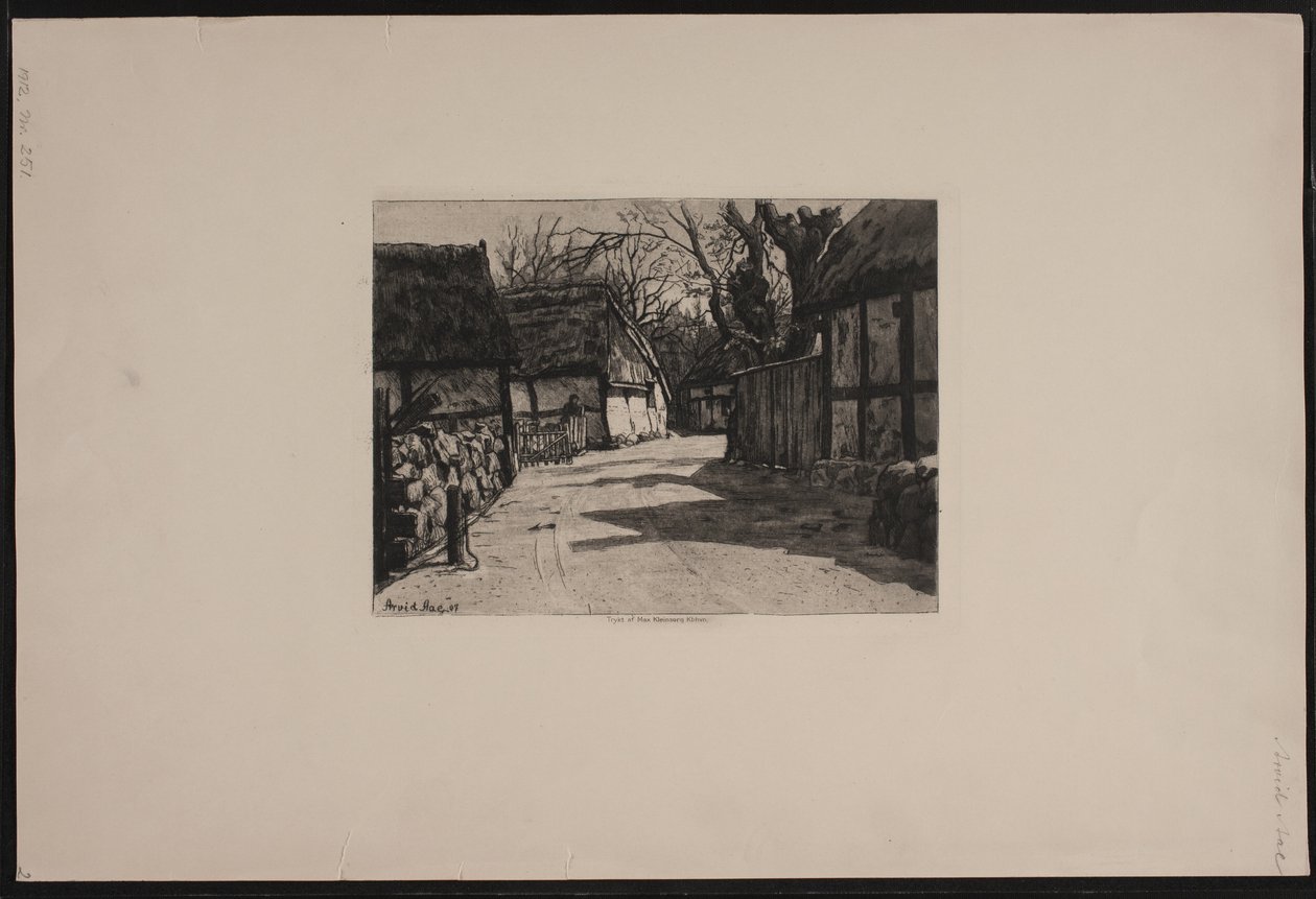 kırsal bir sokak by Arvid Aae