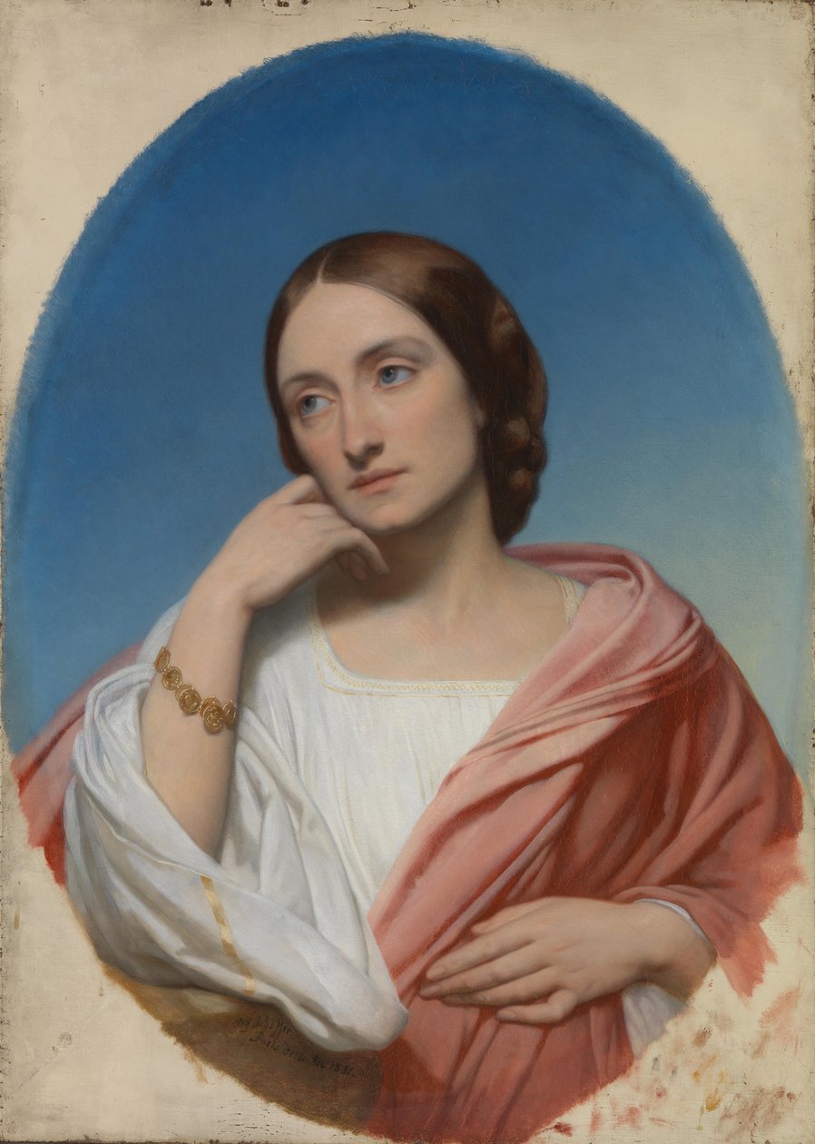 Bayan Bayan Robert Hollond, hayırsever, nee Ellen Julia Teed (1822 - 1884) by Ary Scheffer