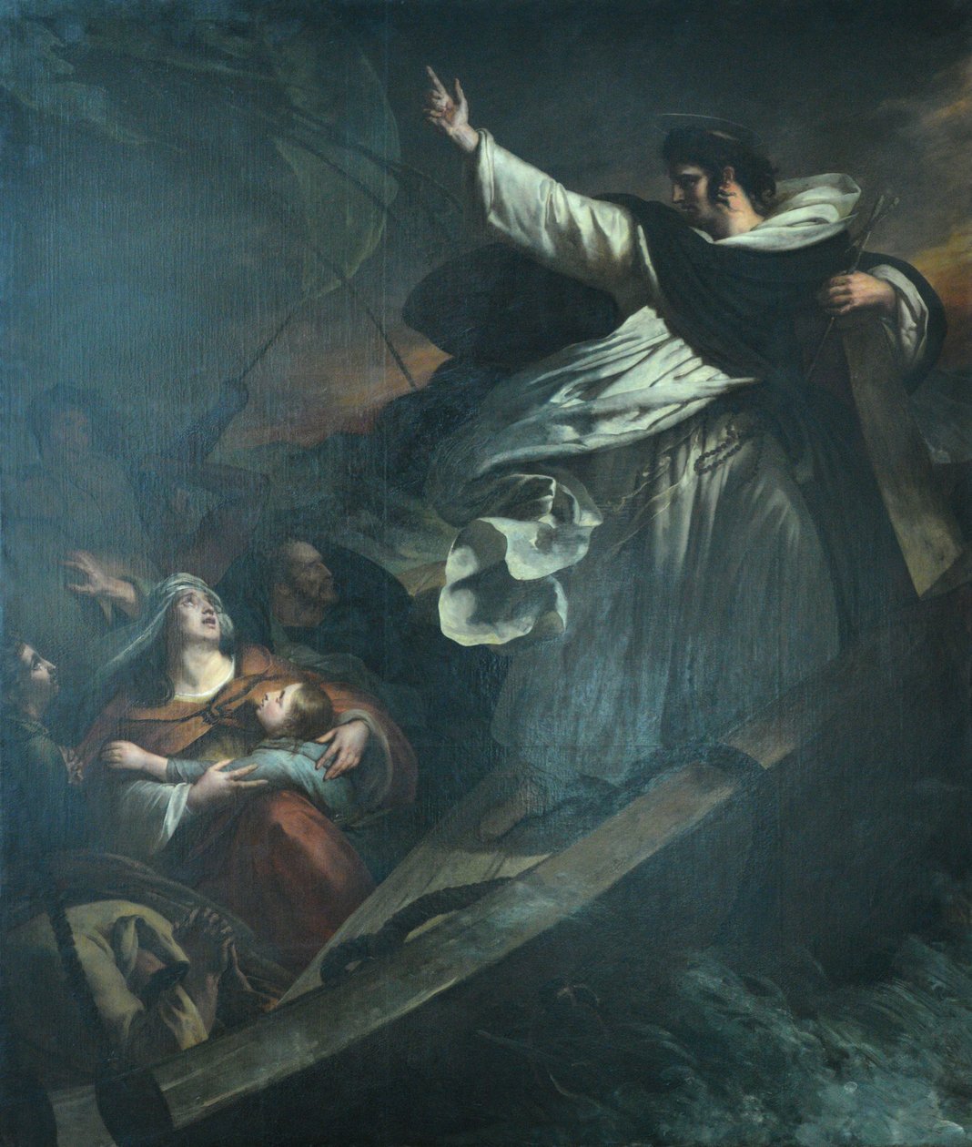 Aziz Thomas Aquinas, fırtına sırasında Tanrı