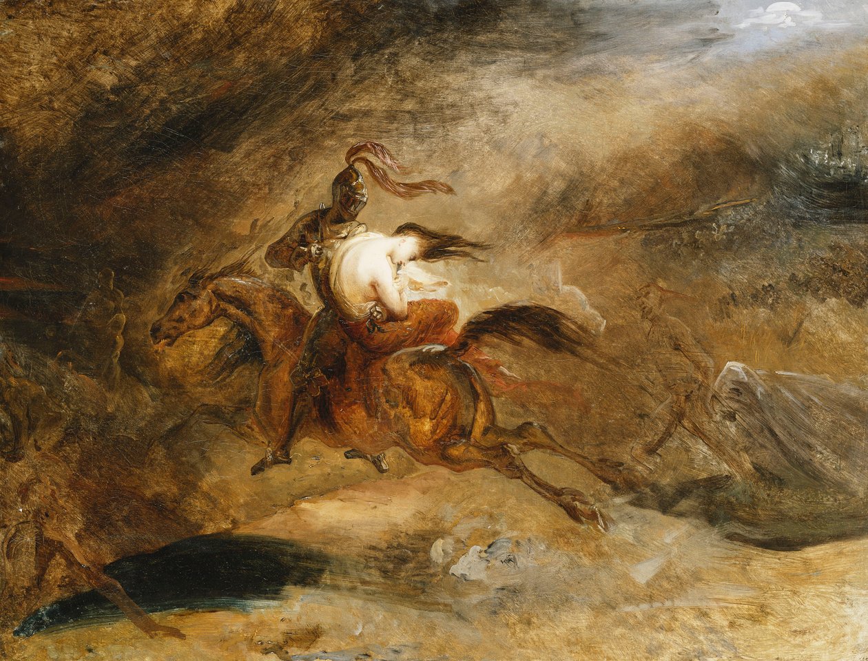 Lenore, Ölüler Hızlı Gidiyor, by Ary Scheffer
