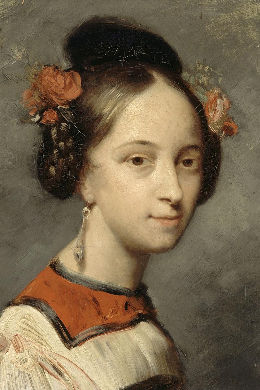 Balerin Marie Taglioni'nin portresi by Ary Scheffer