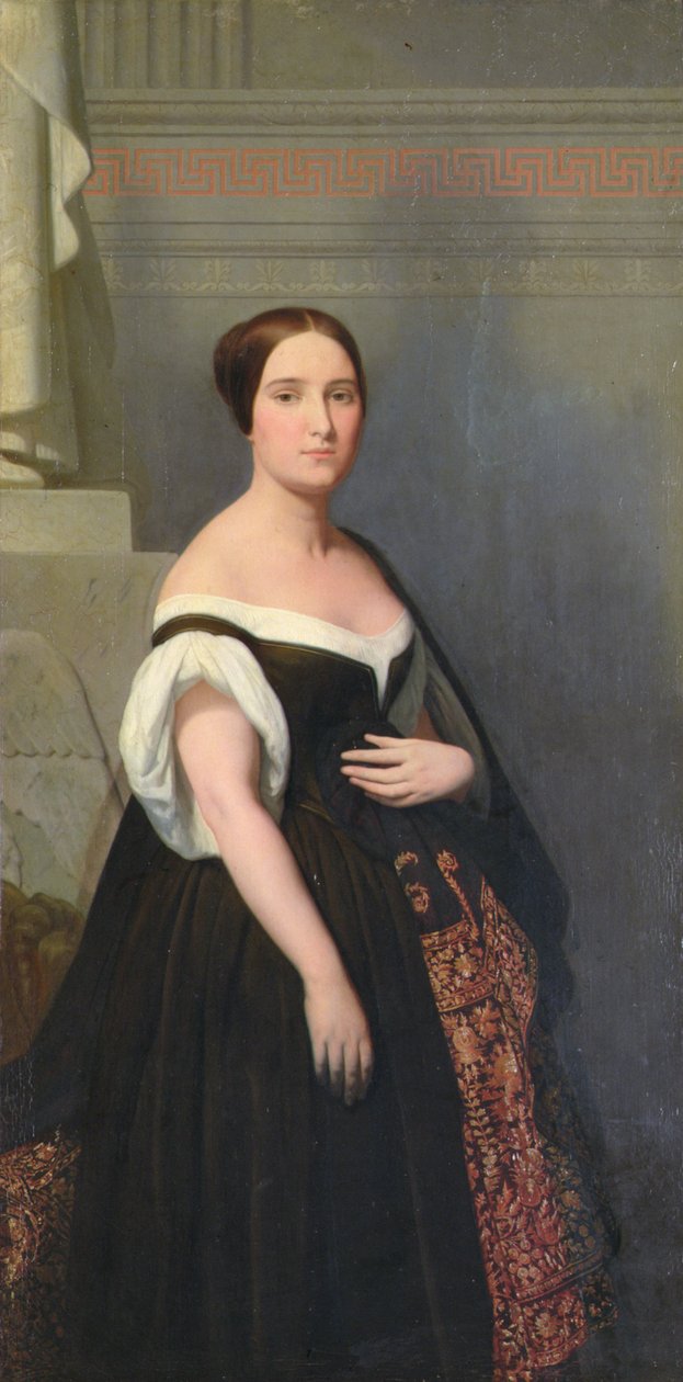 Prenses Mathilde (1820-1904) (tuval üzerine yağlı boya) by Ary Scheffer
