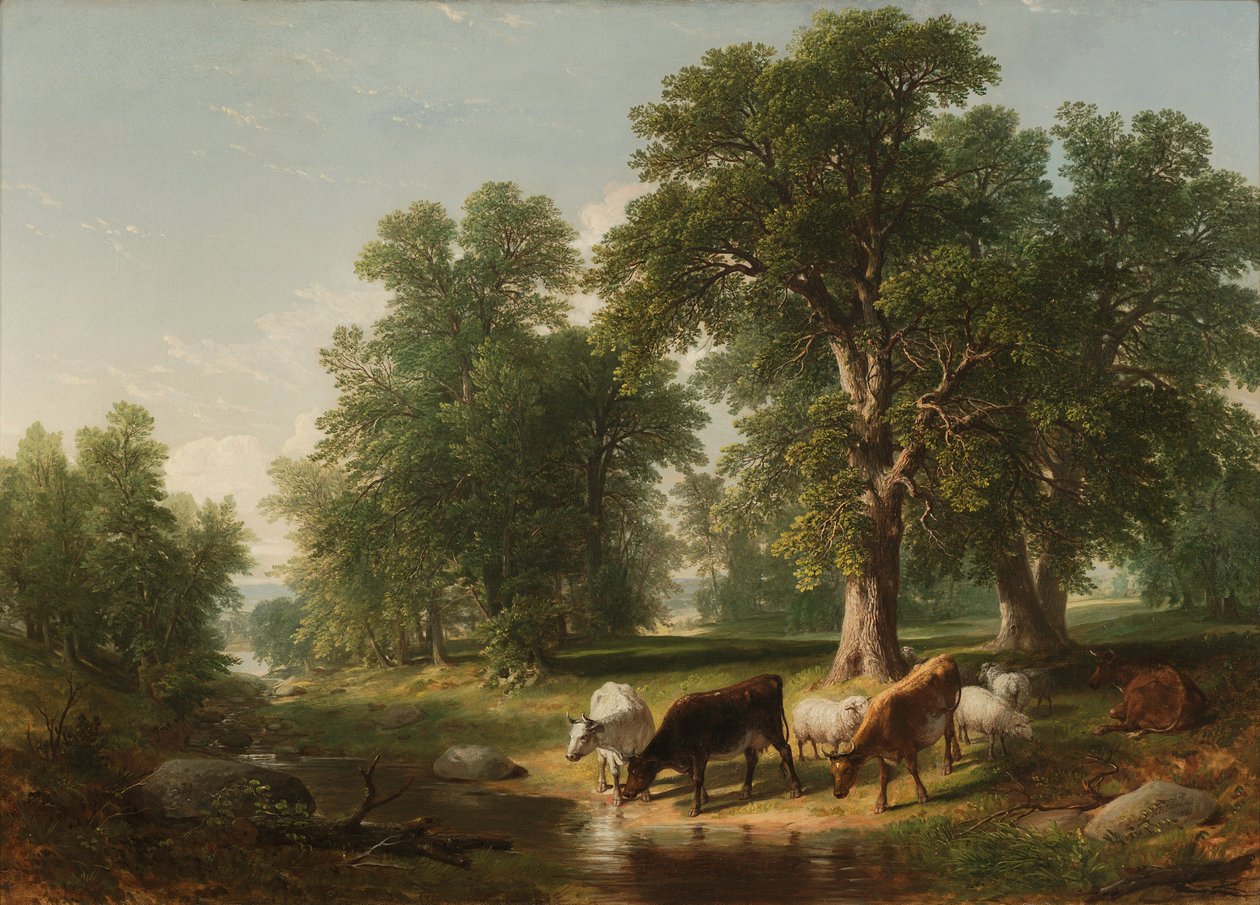 Bir Yaz Öğleden Sonrası by Asher Brown Durand