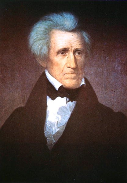 General Andrew Jackson (renkli taş) by Asher Brown (after) Durand