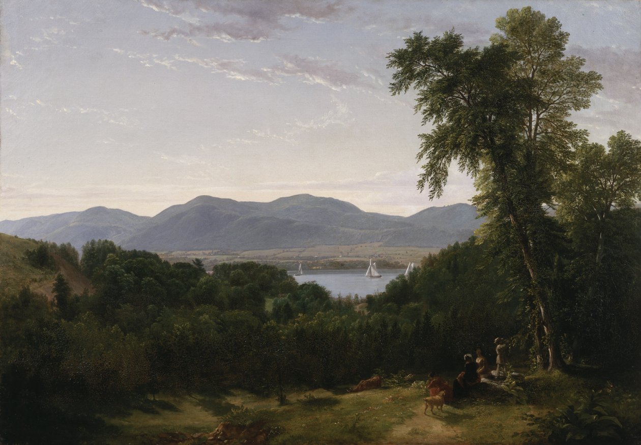 Hudson Nehri üzerindeki Beacon Hills, 1852 by Asher Brown Durand