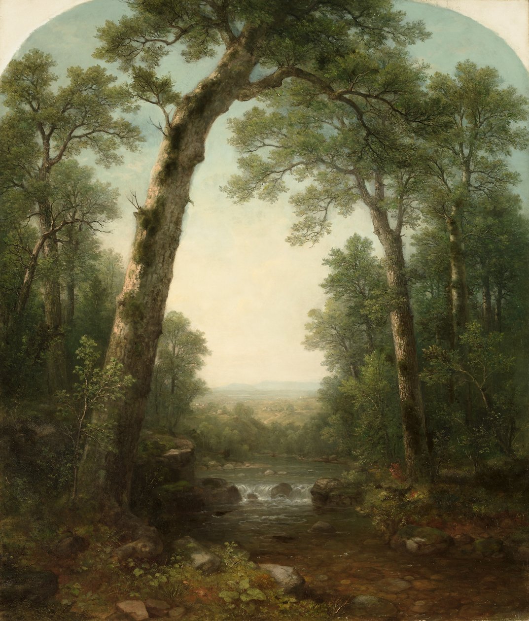 Vista ile Orman Deresi by Asher Brown Durand